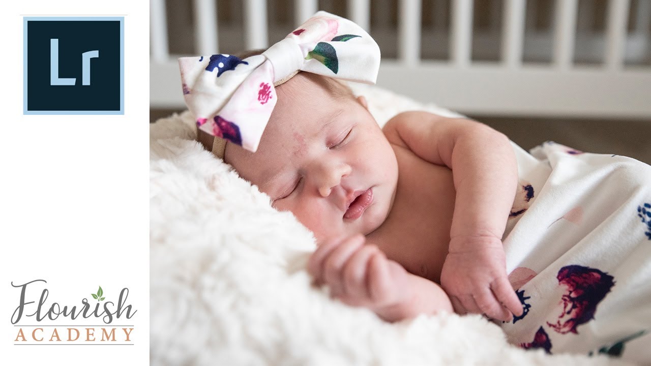 How to Soften Newborn Skin in Lightroom