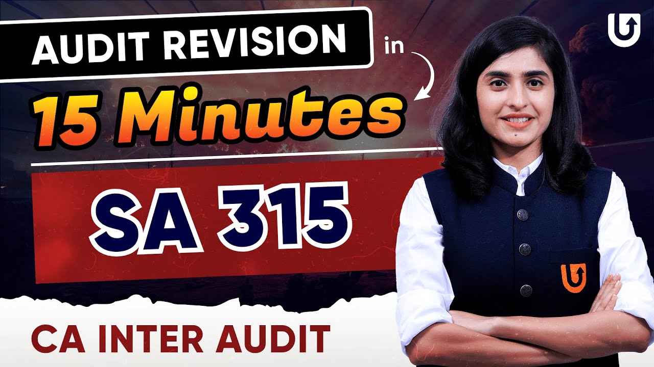 SA 315 Revision | CA Inter Audit | CA Inter Jan 2025 | CA Deepika Rathi #cainter