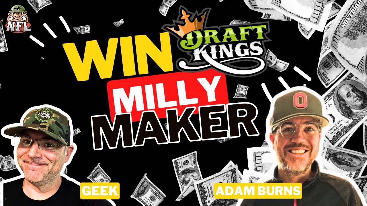Win the NFL DraftKings Milly Maker with these Secrets | DFS Strategy