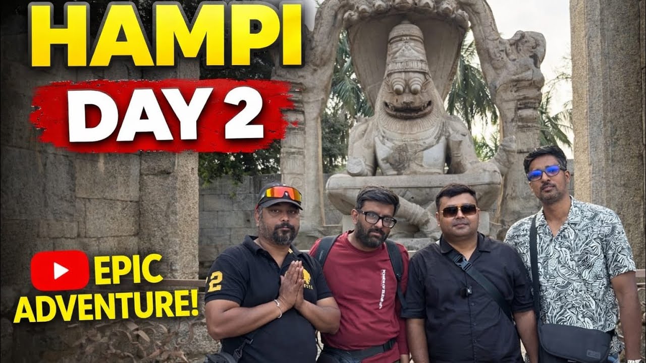 Why you must visit Hampi | Day 2 | Riders tour . #viral # ktmadvture390 