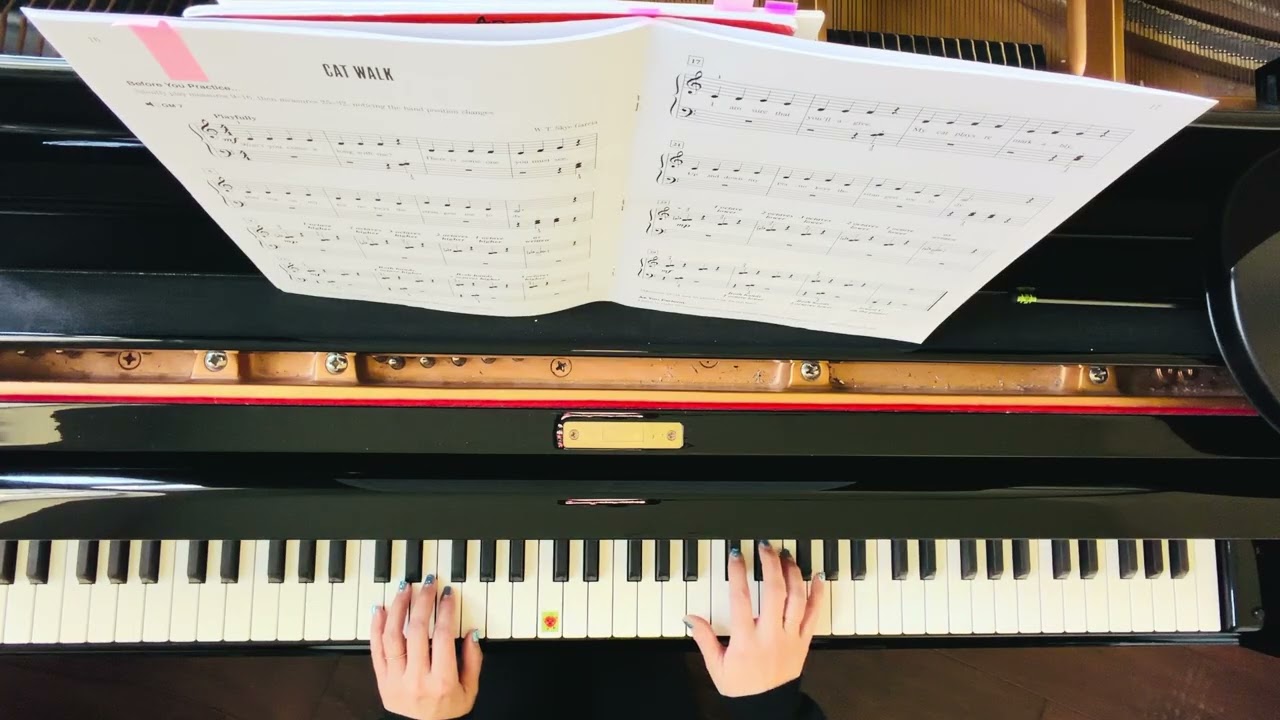 Piano with JoJo - Cat Walk (both hands) Play Along Practice TFMC