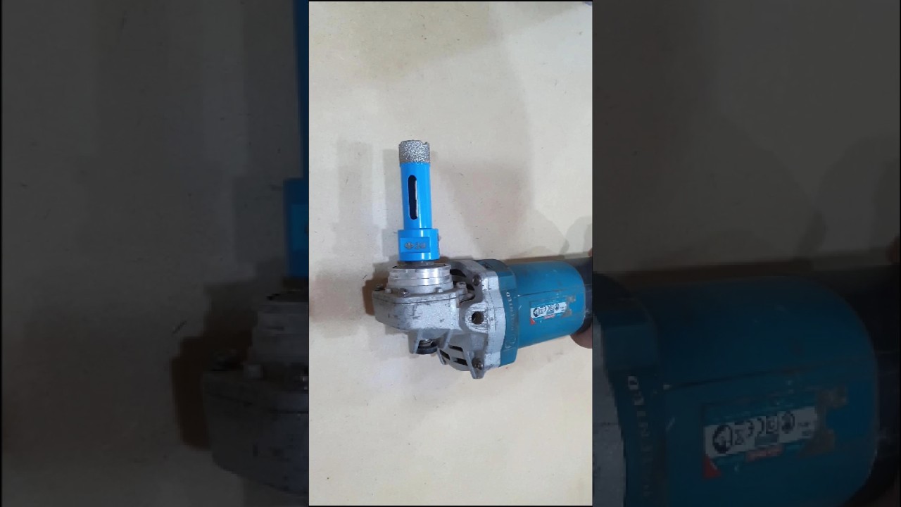 diamond core drill bit for Marble with Angle Grinder #tools