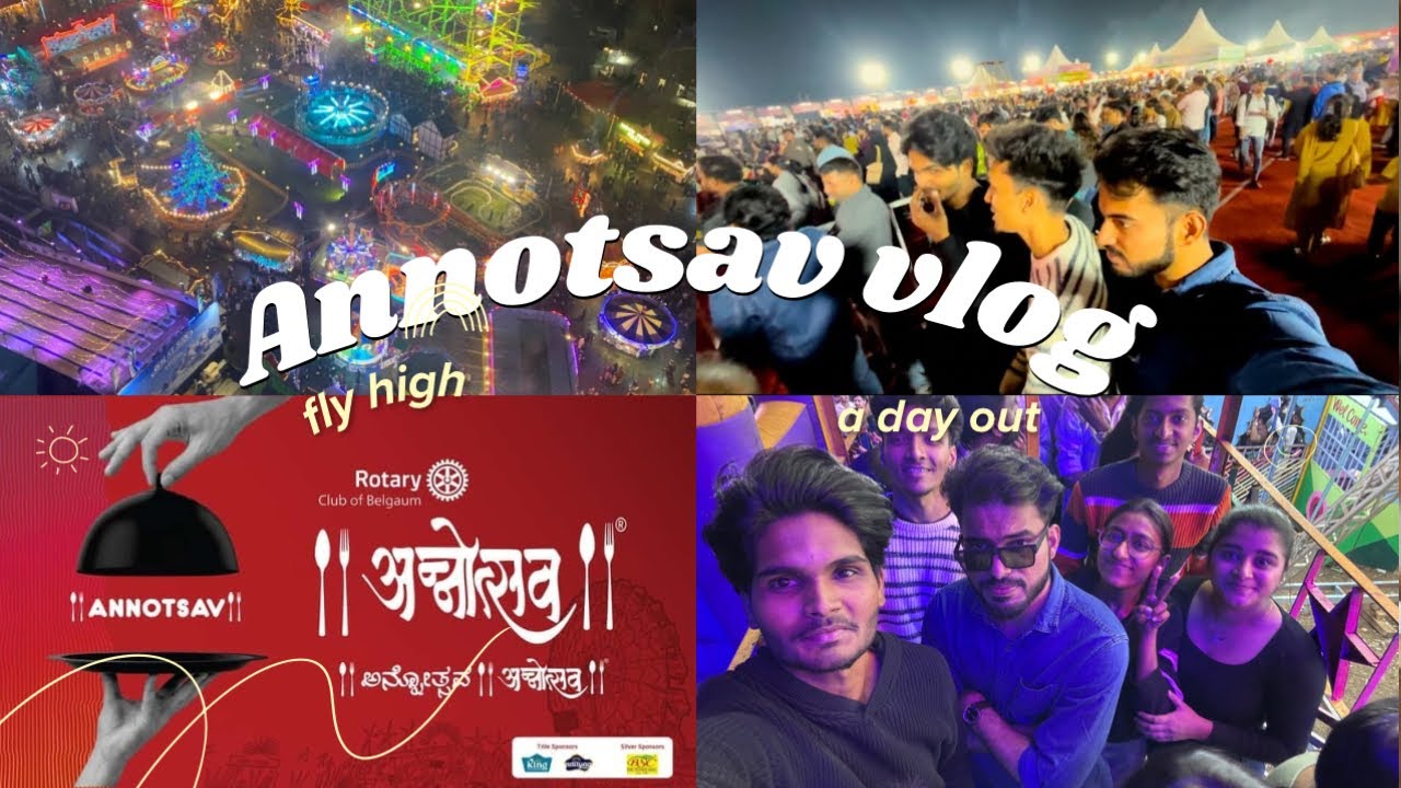 Annotsav Festival Vlog 🎉 | Laughs, Street Food & Giant Wheel 🎡 | Marathi Hindi Vlog