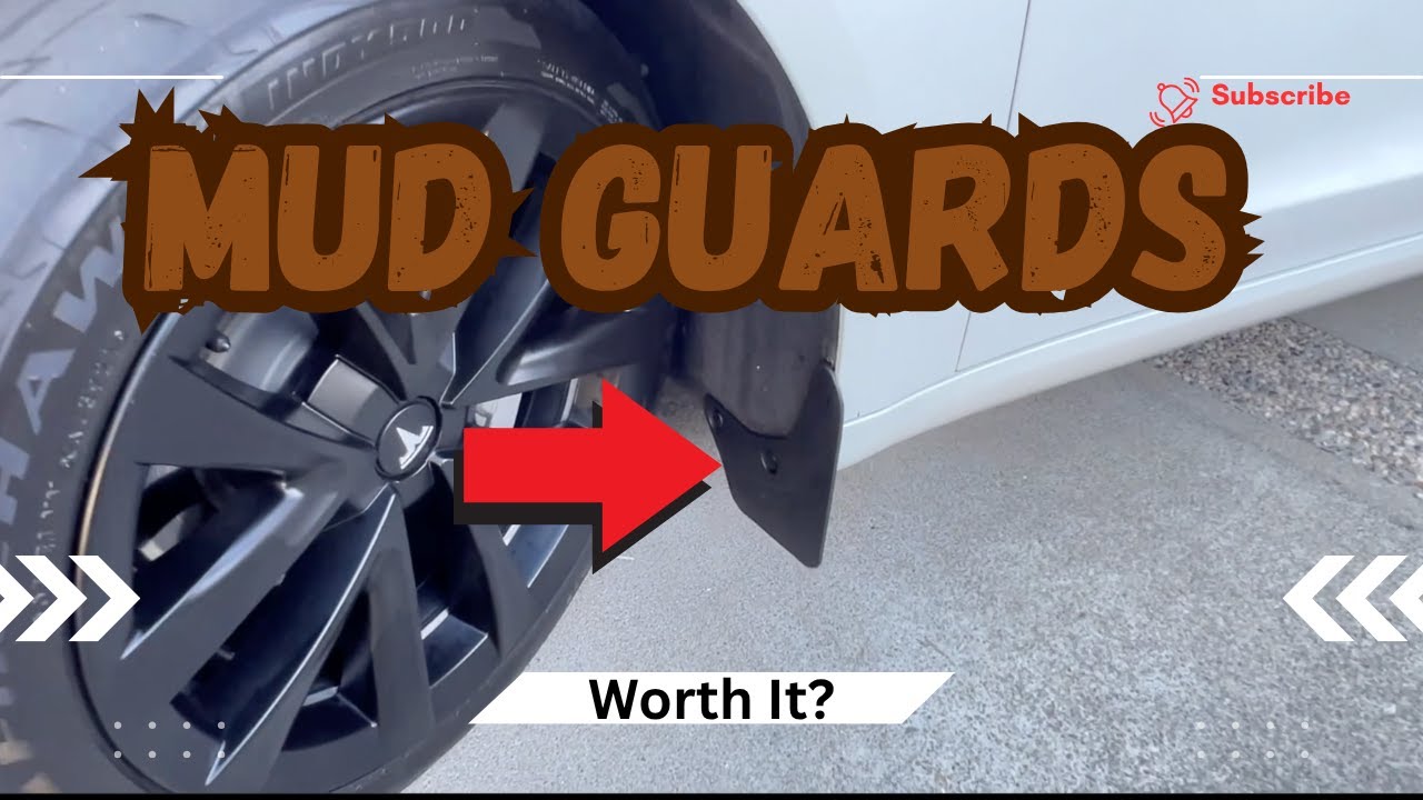 Tesla Model 3 Mud Guard Comparison