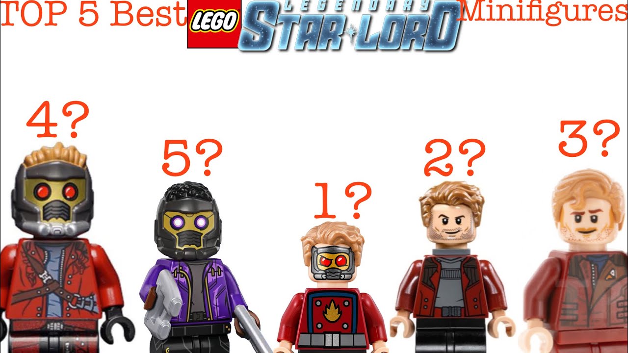 Top 5 Best LEGO Star-Lord Minifigures!