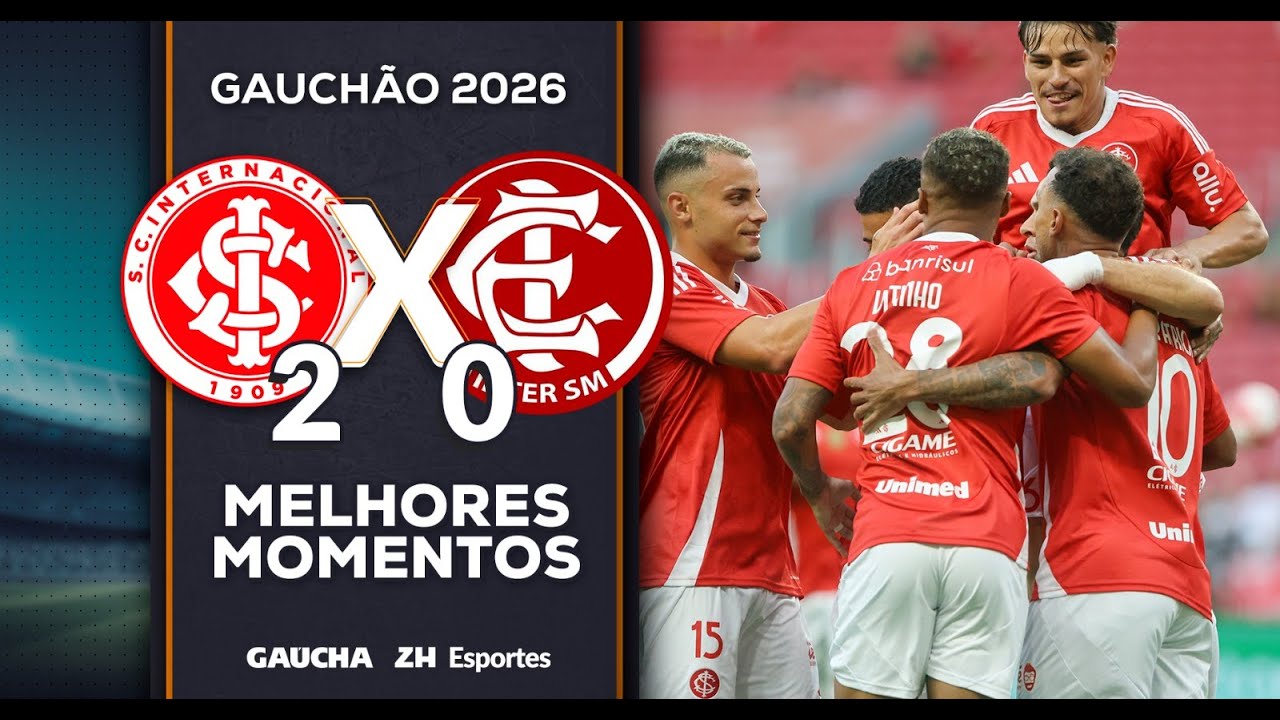 INTER 2x0 INTER-SM | MELHORES MOMENTOS COM IMAGENS | GAUCHÃO | 21/01/2026
