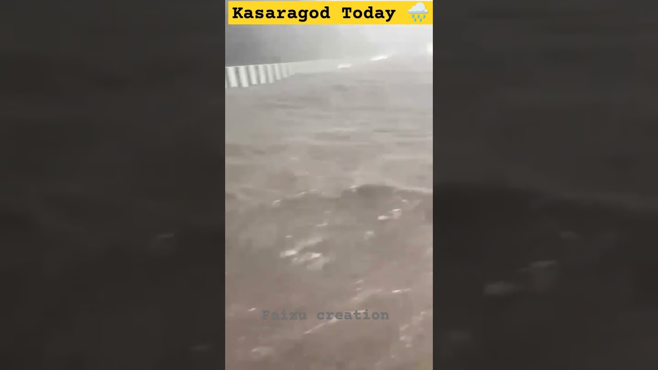 Kasaragod Today | weather ☁️ | #shorts #kasaragod #kerala #rain