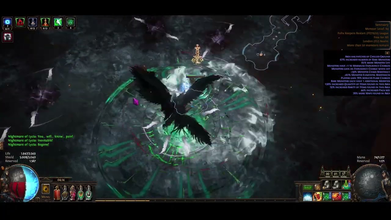 [3.27 Keepers] Blade Blast of unloading impale occultist with Oshabi bloodline