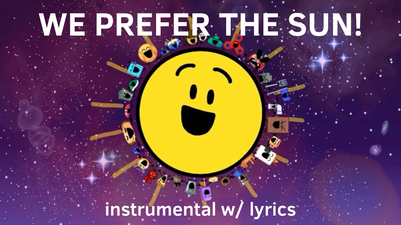 We Prefer The Sun instrumental with lyrics