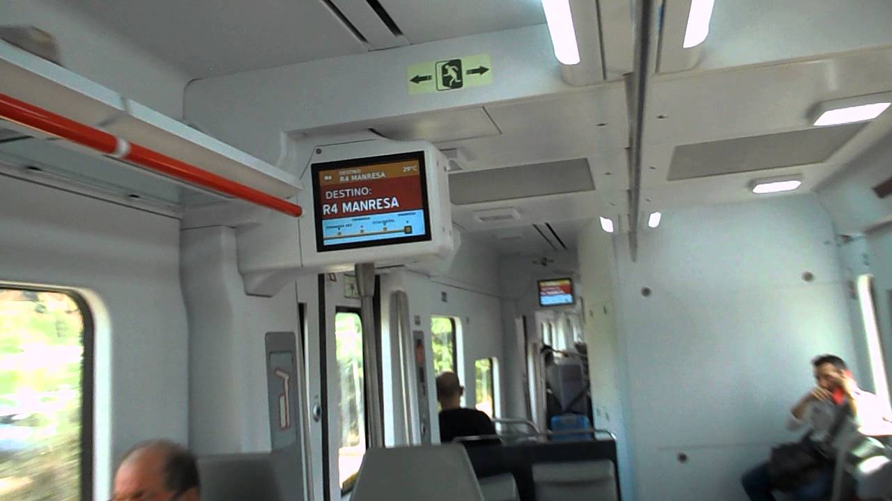 Interior de una 447 adaptada a PMR de Rodalies de Catalunya