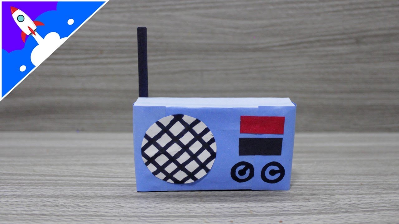 Como fazer um rádio de papel