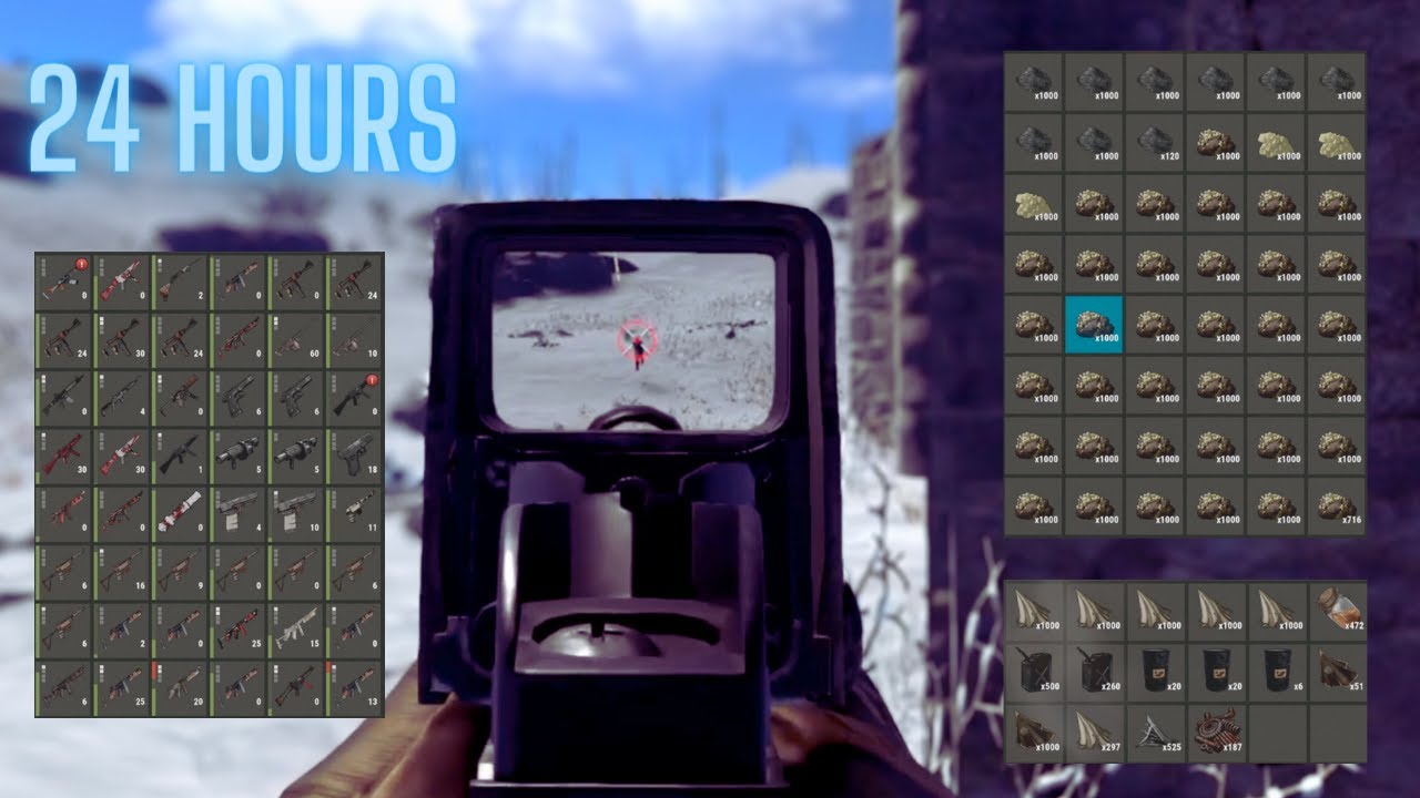 Getting LOADED in 24 Hours - Rust Console