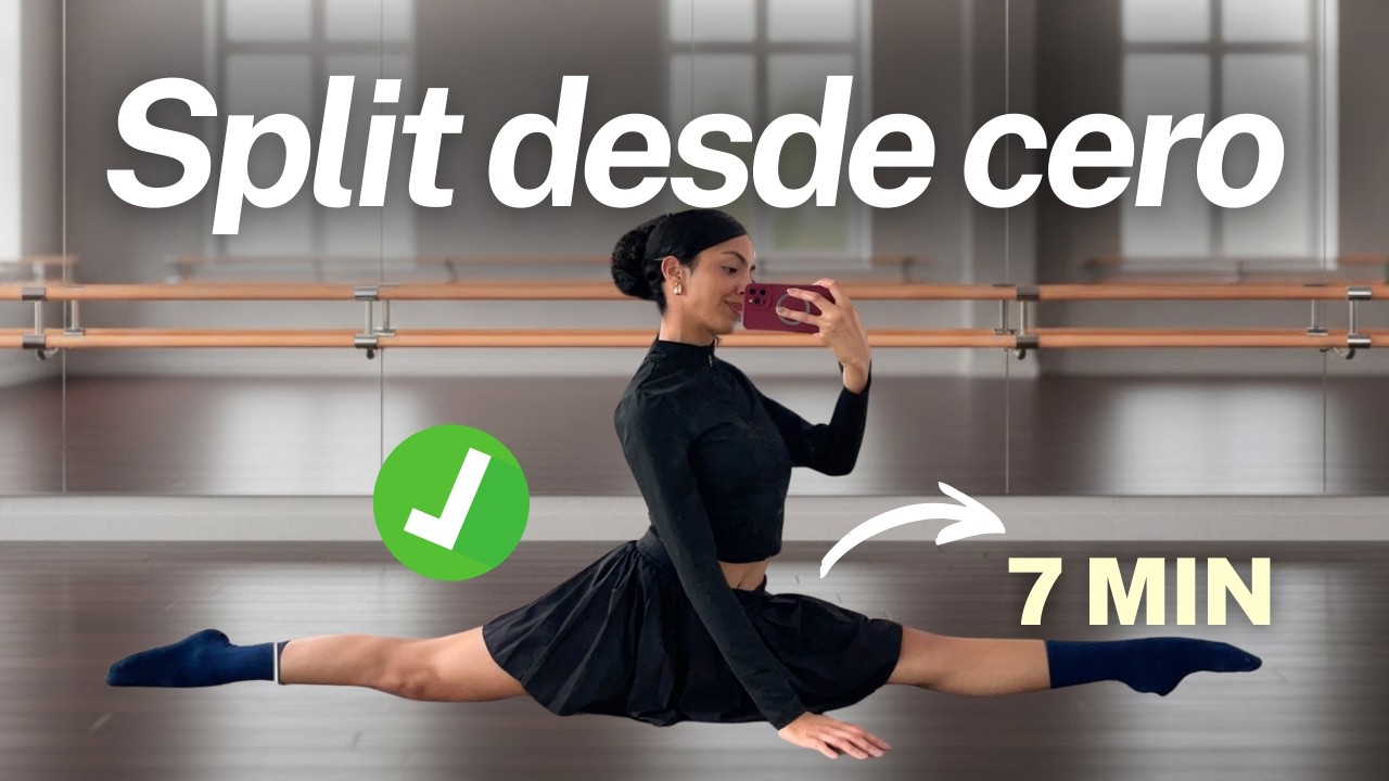 Estiramiento para Split 🩰 Principiantes | 7 Minutos suaves y efectivos