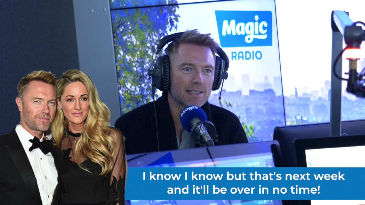 Ronan Keating wants to put his Christmas decorations up!