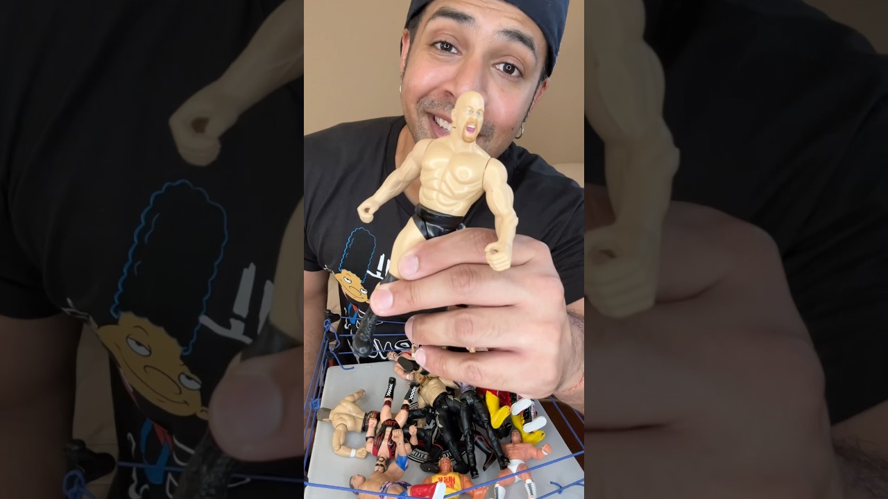 some of my old #WWE (a lot of them when it was still #WWF) #toys #actionfigures #wrestling #therock