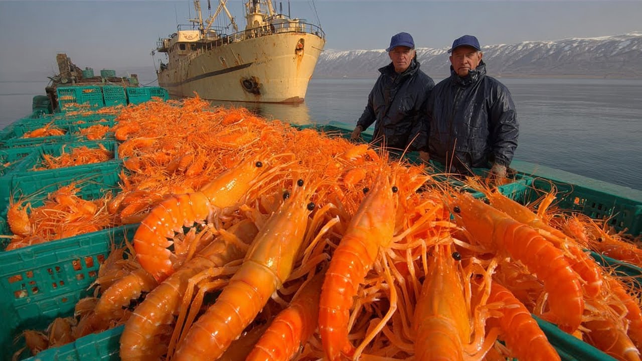 Unbelievable! 200 Tons of Shrimp Caught Daily by Pacific Fishermen – What Happens Next Is Shocking