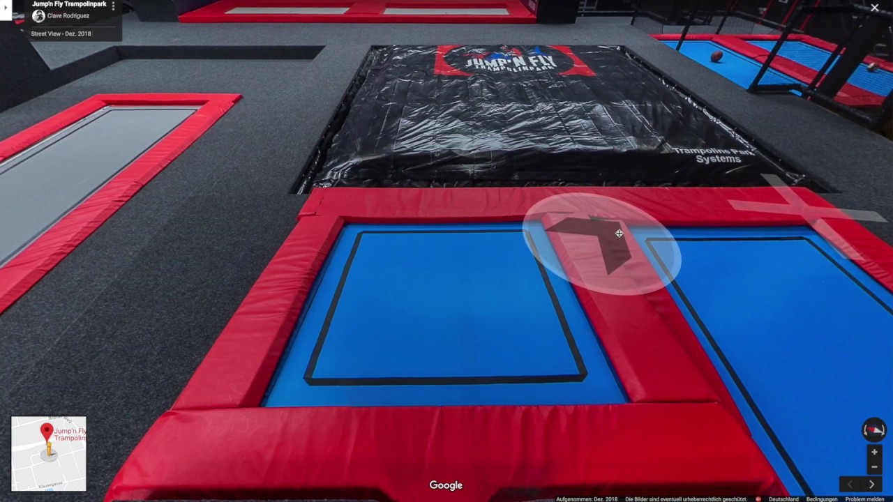 Jump'n Fly Trampolinpark in Gießen - Linden virtueller 360° Panorama-Rundgang in Google Street View!