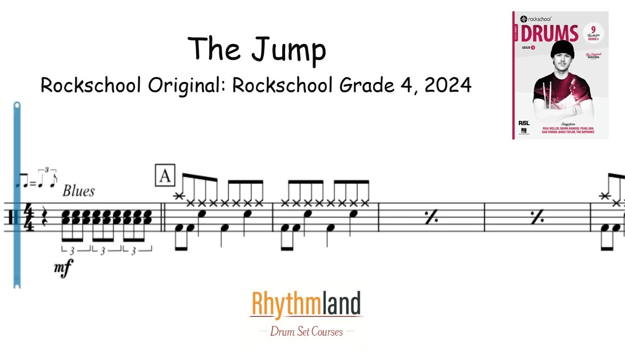 'The Jump' - Rockschool Grade 4 drums 2024