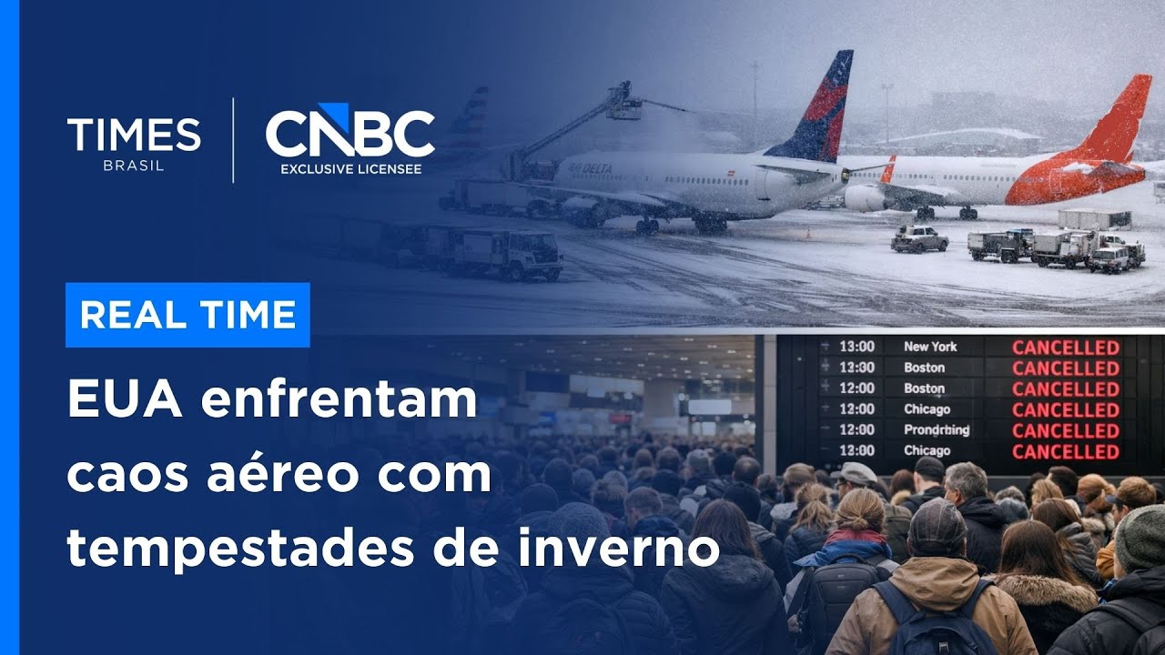 Tempestades de inverno nos EUA paralisam voos e afetam turismo e economia; entenda