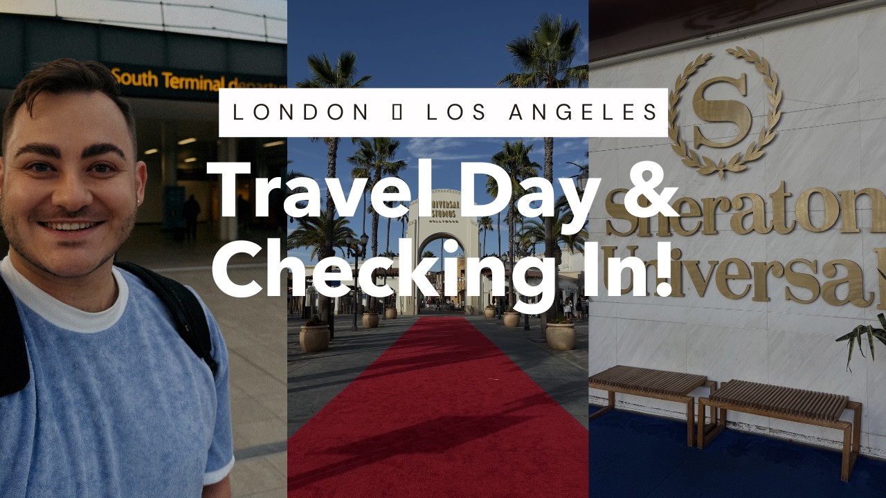 Travel Day Vlog | My First Ever Trip to Universal Studios Hollywood + Halloween Horror Nights 2025