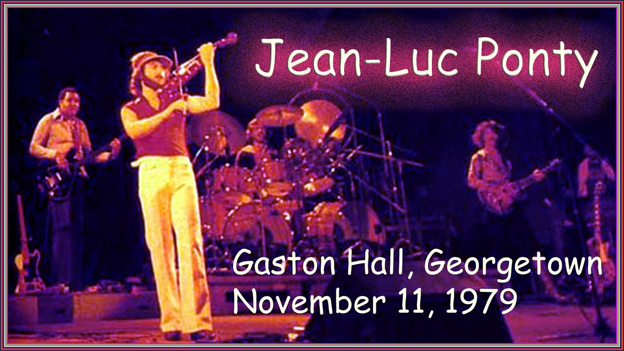 Jean-Luc Ponty live Gaston Hall, Georgetown Washington DC 1979 (Audio - full show)