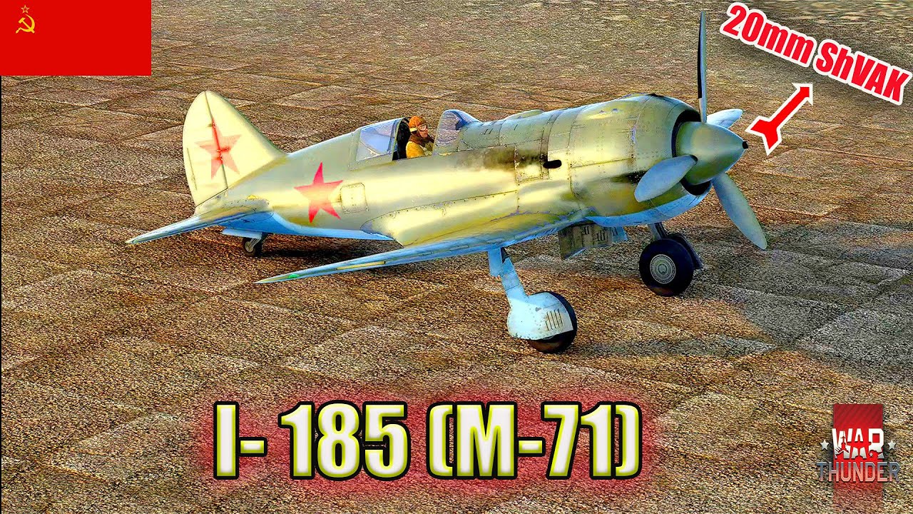 War Thunder «И-185 (М-71)» «Этот советский истребитель СЛИШКОМ СИЛЬНЫЙ для 4.3!