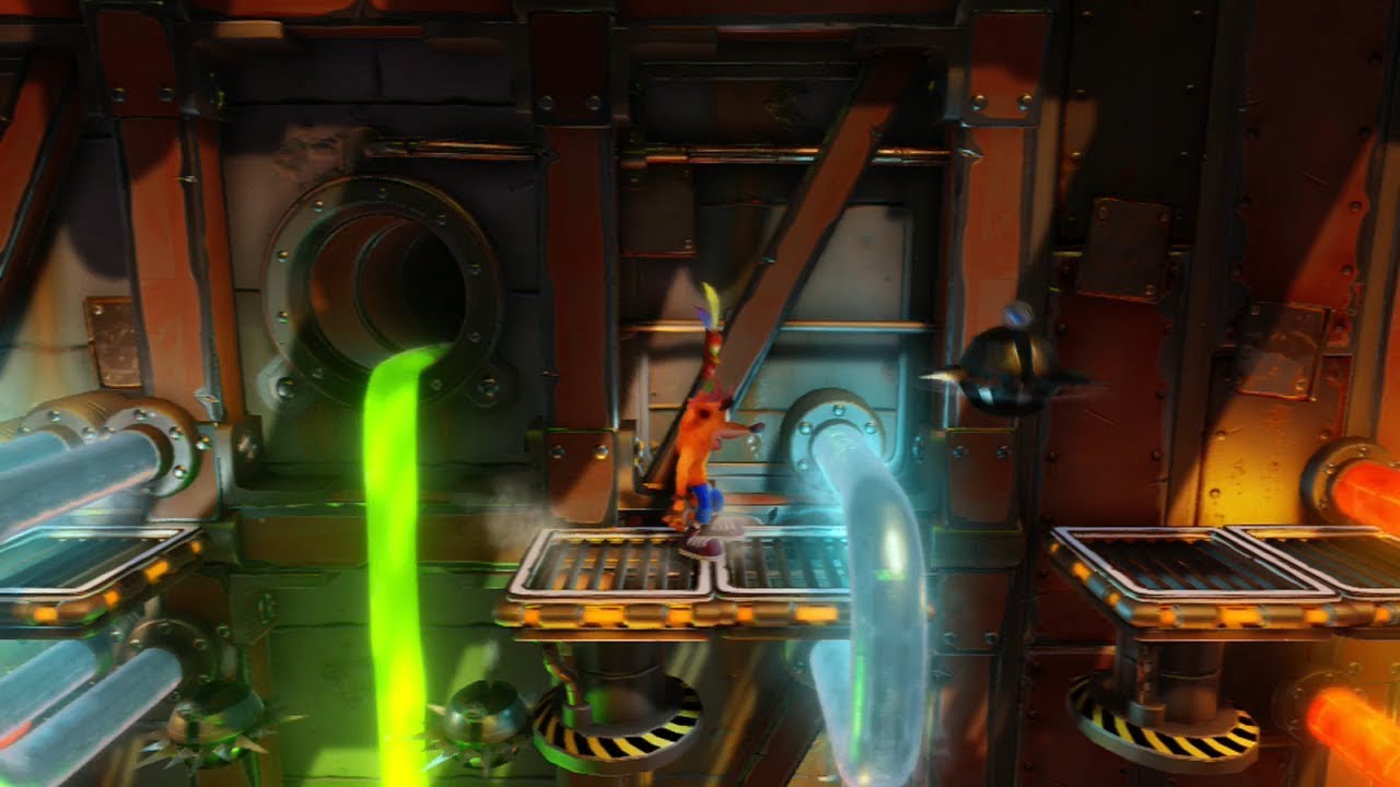Crash Bandicoot 1 (N-Sane Trilogy) -  Level 15: Heavy Machinery (Gem)