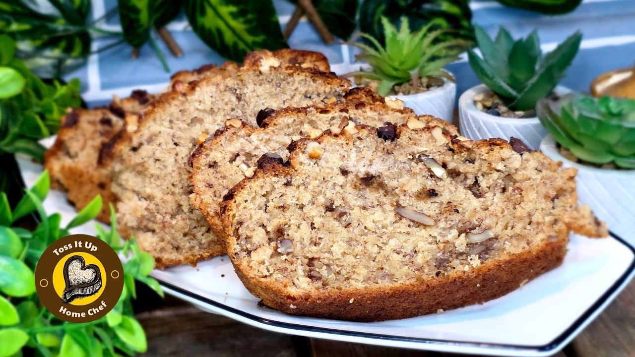 How To Perfectly Make Walnut Chochochips Banana Bread With Exact Measurements#bananabread#homebaking