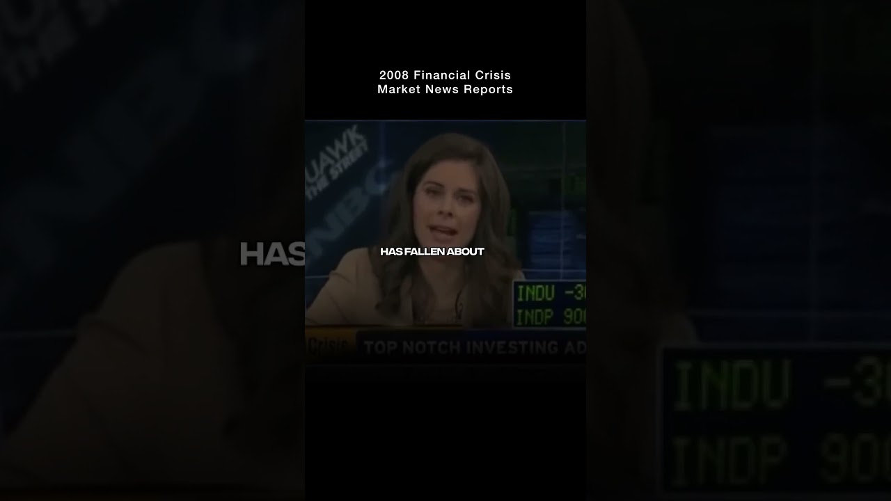 2008 Financial Crisis News Reports.