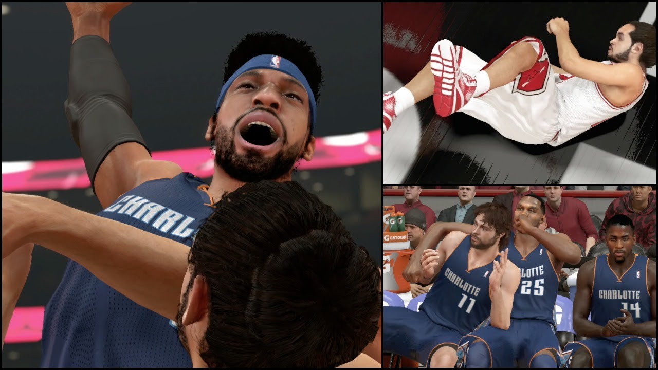 NBA 2k14 MyCAREER PS4 Gameplay - Noah's Career Ended by Bridges' Poster Dunk | Trip Dub