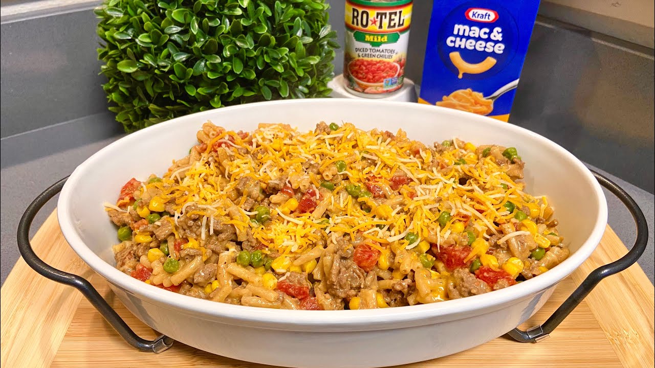 SHIPWRECK CASSEROLE: Easy One Pot Ground Beef Recipe