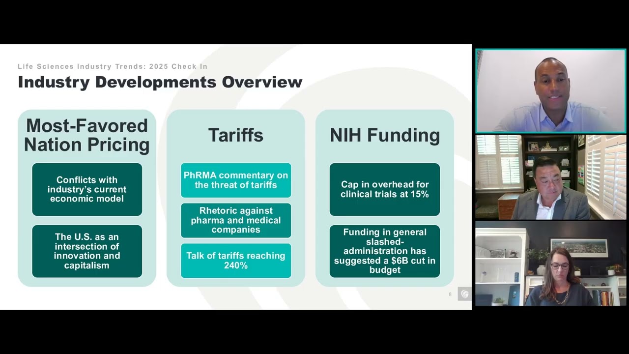 Webinar: Life sciences - Life sciences industry trends 2025 mid-year check in