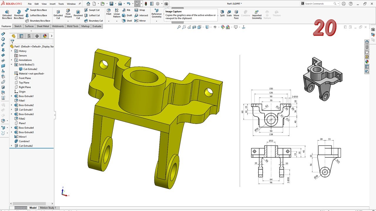 solidworks basic design tutorial in hindi