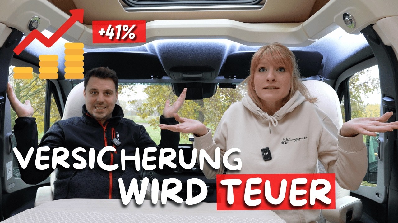GESCHOCKT ➕ 41% Preisanstieg ➡️ So TEUER wird 2025 💰 KFZ-Versicherung steigt auch beim Wohnmobil