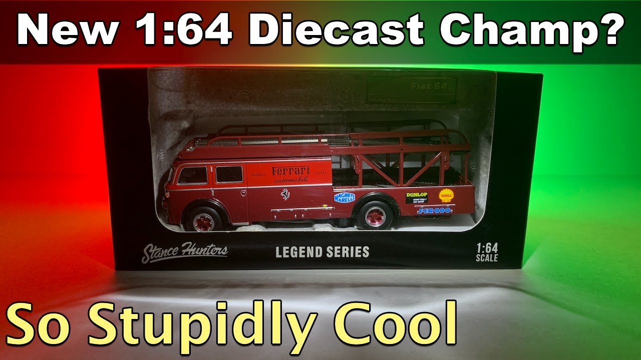 Team Transport Ferrari Style - The Stance Hunters 1:64 Scale 1957 Fiat 642 Ferrari Team Transport