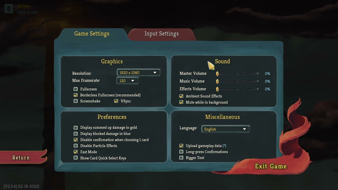 Slay The Spire – How to Change Sound Settings