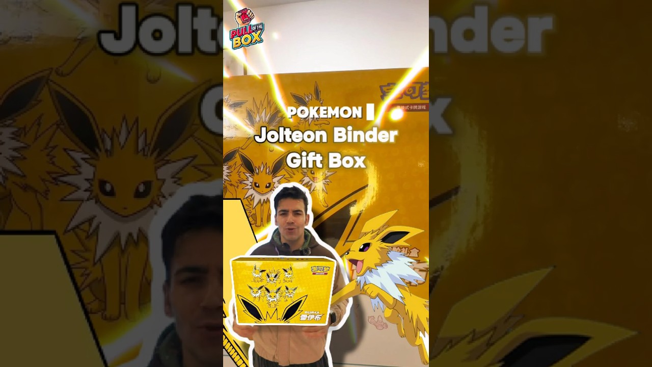 Electrifying our collection: Jolteon Gift Box! #eeveelution #jolteon #viralpokemon #jolteongiftbox