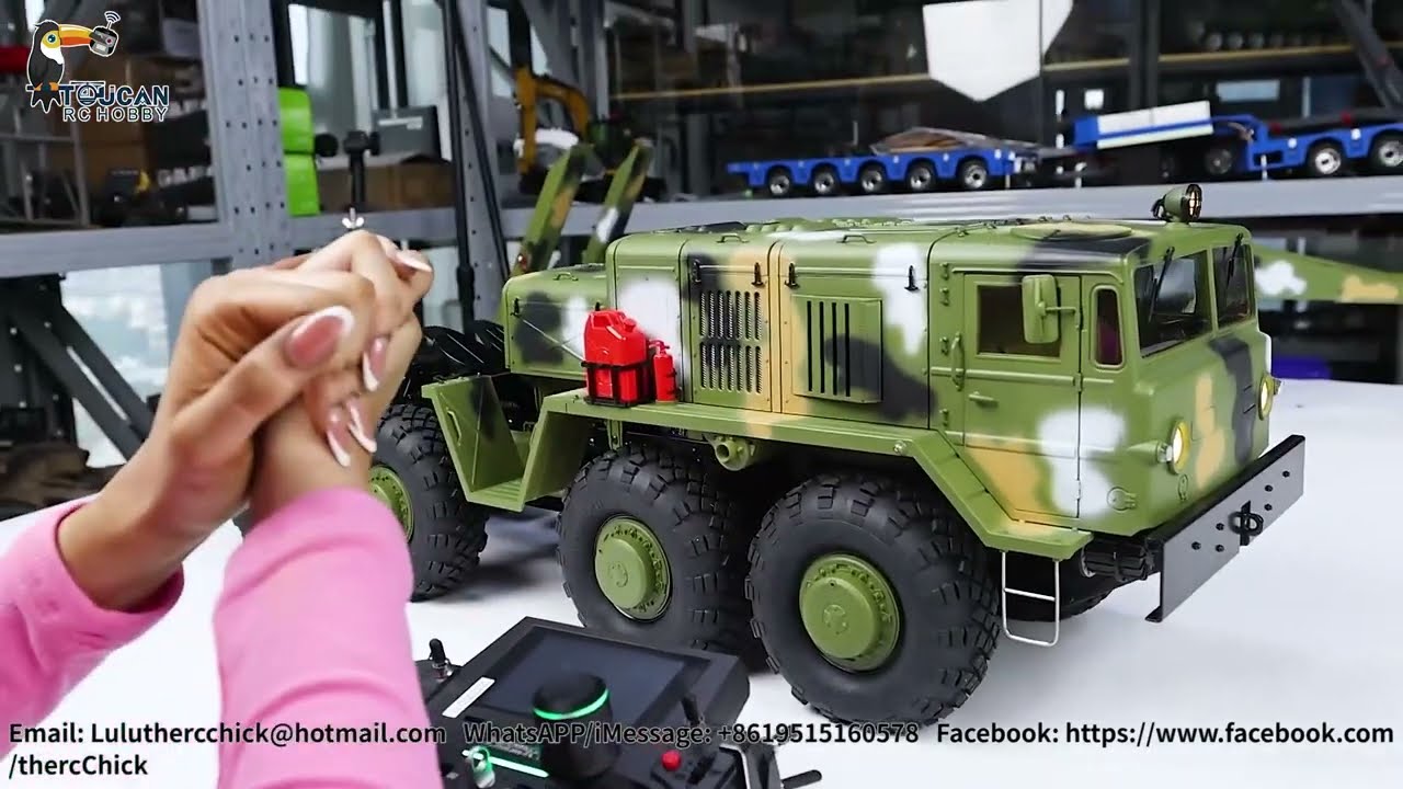 Customized Camouflage 1/12 Scale CROSSRC BC8C Mammoth Off-Road 8x8 – Ultimate Military Truck