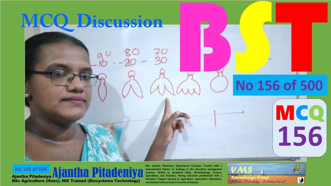 BST MCQ 156 | BST MCQ Discussion | Question No 156 of 500 | Biosystems Technology - BST