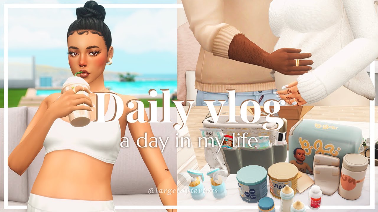 День из жизни моей беременной симки | Моя симка рожает • Видеоблог The Sims 4 📷🤍
