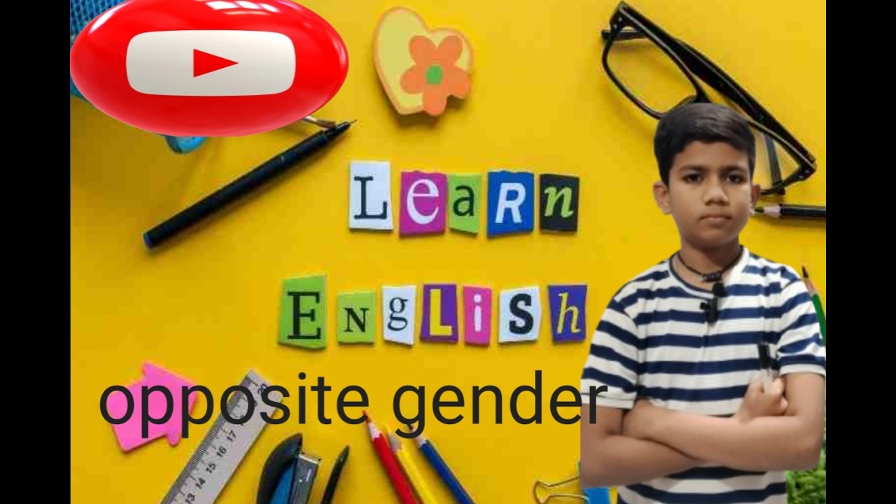 Opposite Gender🤯| अपोजिट जेंडर | Opposite Gender Words