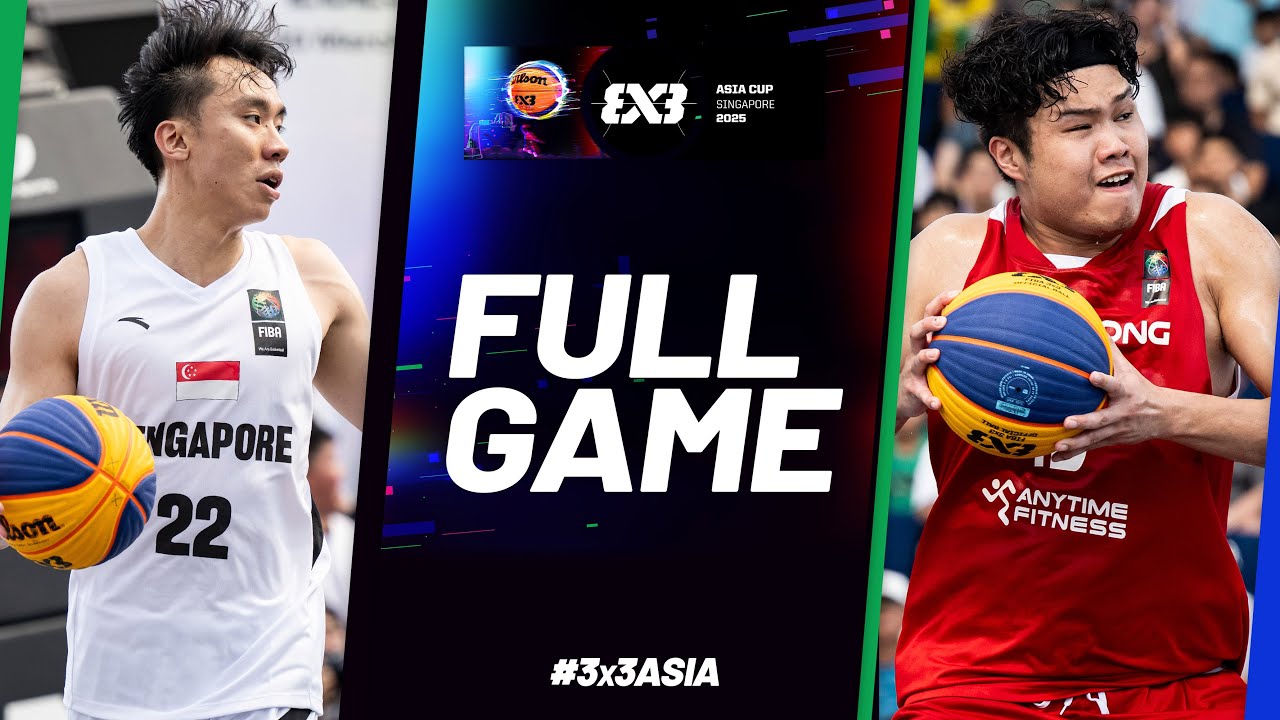 Singapore 🇸🇬 vs Hong Kong, China 🇭🇰 | Men Full Game | FIBA 3x3 Asia Cup 2025 | #3x3Basketball