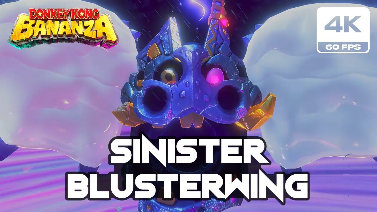 Donkey Kong Bananza - Sinister Blusterwing Boss Fight (Nintendo Switch 2 4K 60FPS)