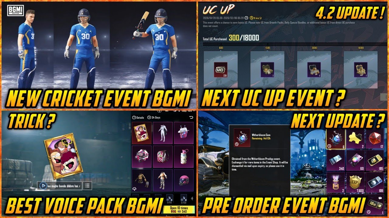 🔴 New Cricket Event Coming Soon in BGMI | Hola Buddy Spin Rewards ( Official look ) | Next Uc event