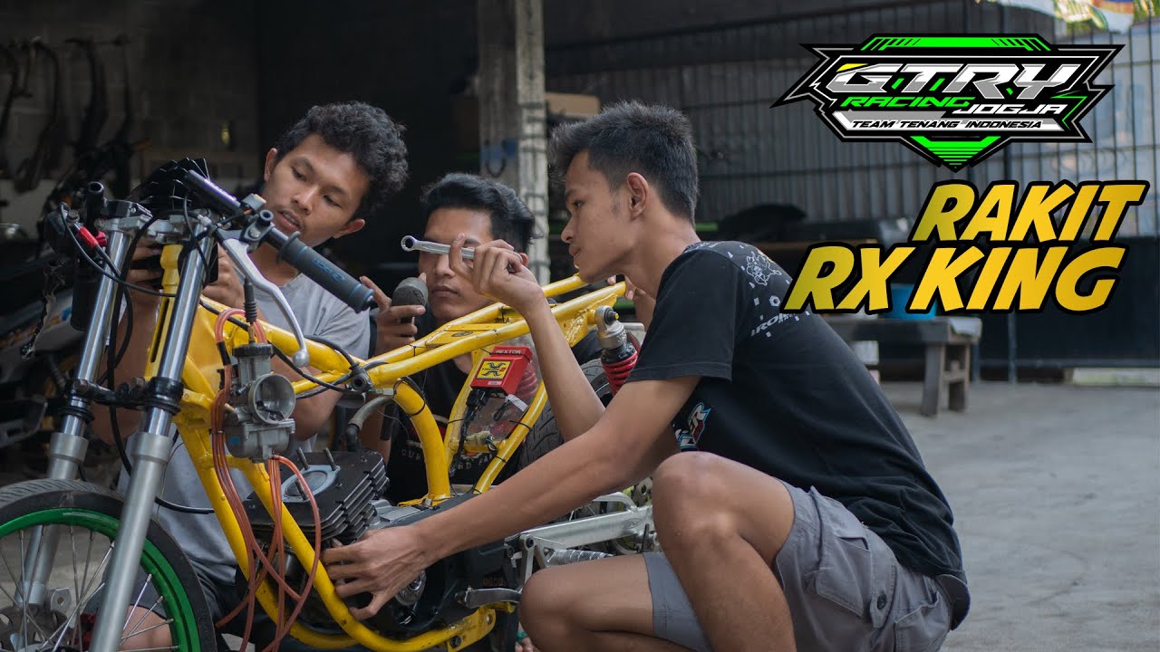 Lihat Dan Belajar Rakit Motor Drag Bike Yamaha RX King Bersama GTRY Racing Jogja