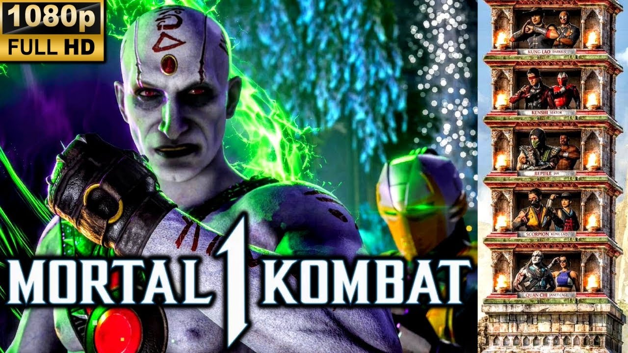 MK1 *DEADLY ALLIANCE QUAN CHI* KLASSIC TOWER GAMEPLAY!! (CYRAX AS KAMEO) 1080p 60 FPS (MK12)