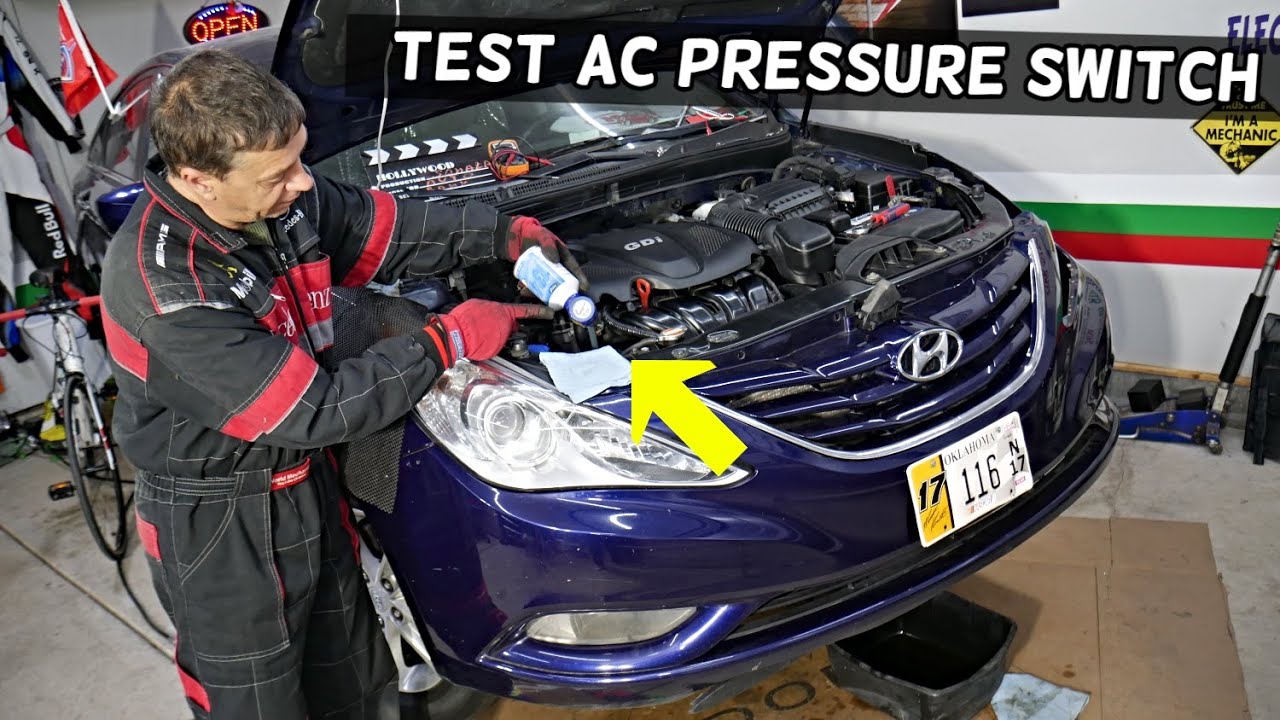 HOW TO TEST AC PRESSURE SWITCH ON HYUNDAI SONATA