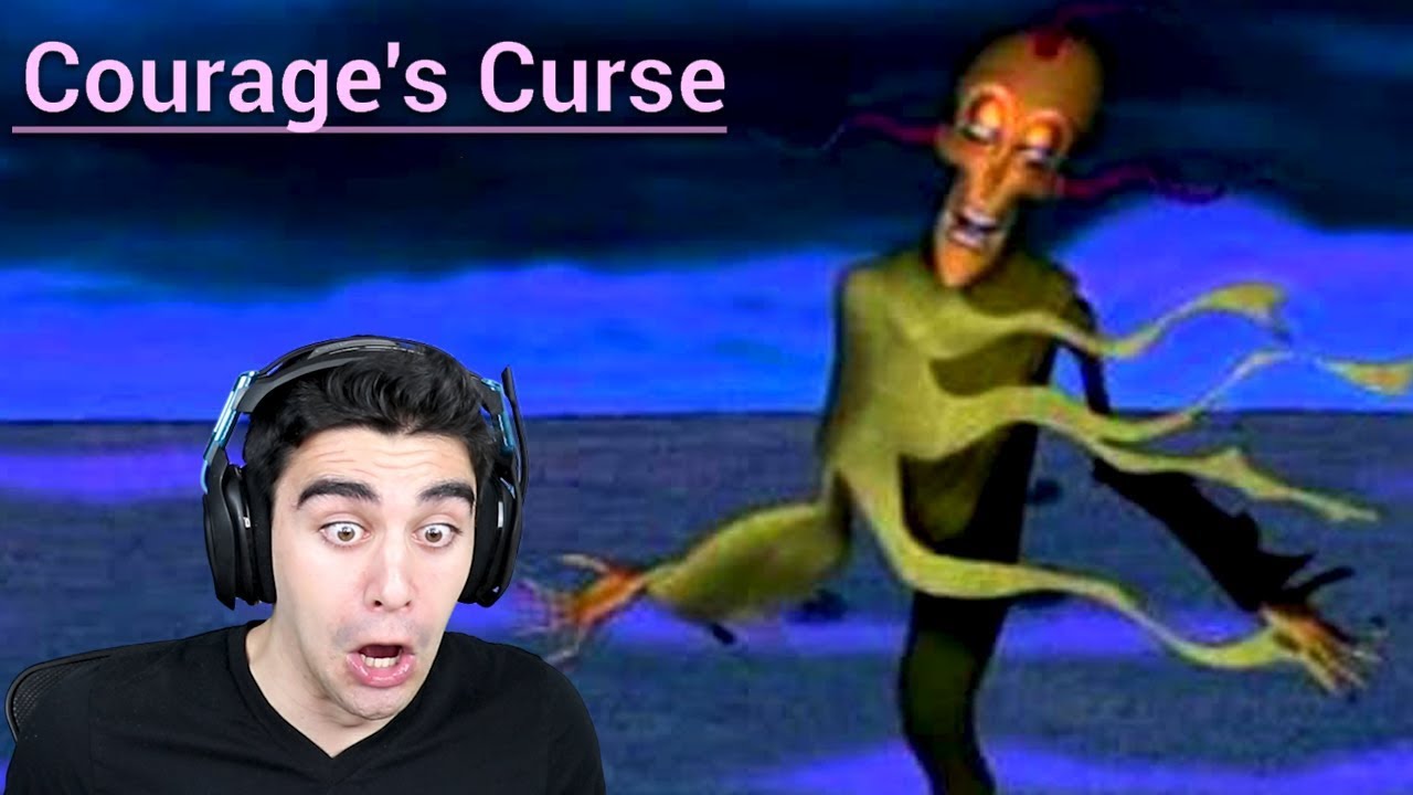 A COURAGE THE COWARDLY DOG HORROR GAME!!!! - Courage's Curse (Ending)