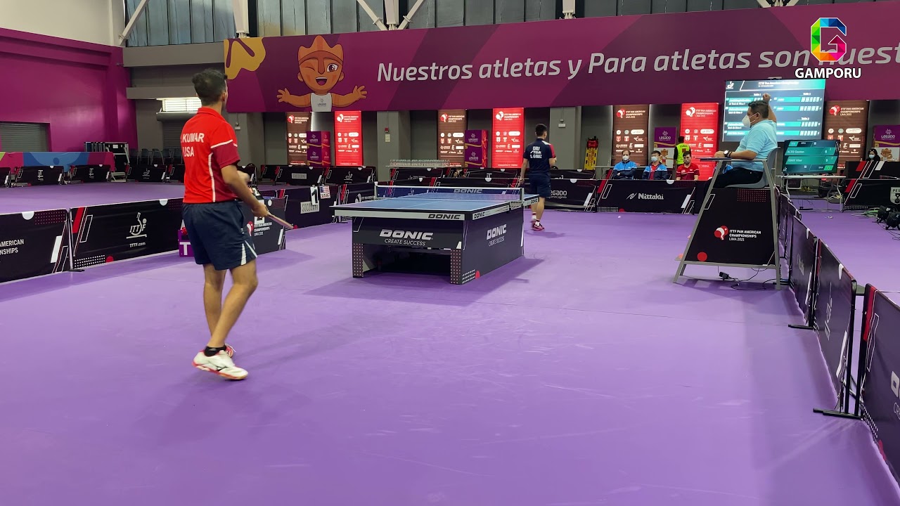 Panamericano 2021: Gustavo Gomez (Chile) vs Nikhil Kumar (USA) - Semifinal Equipos - Partido 4