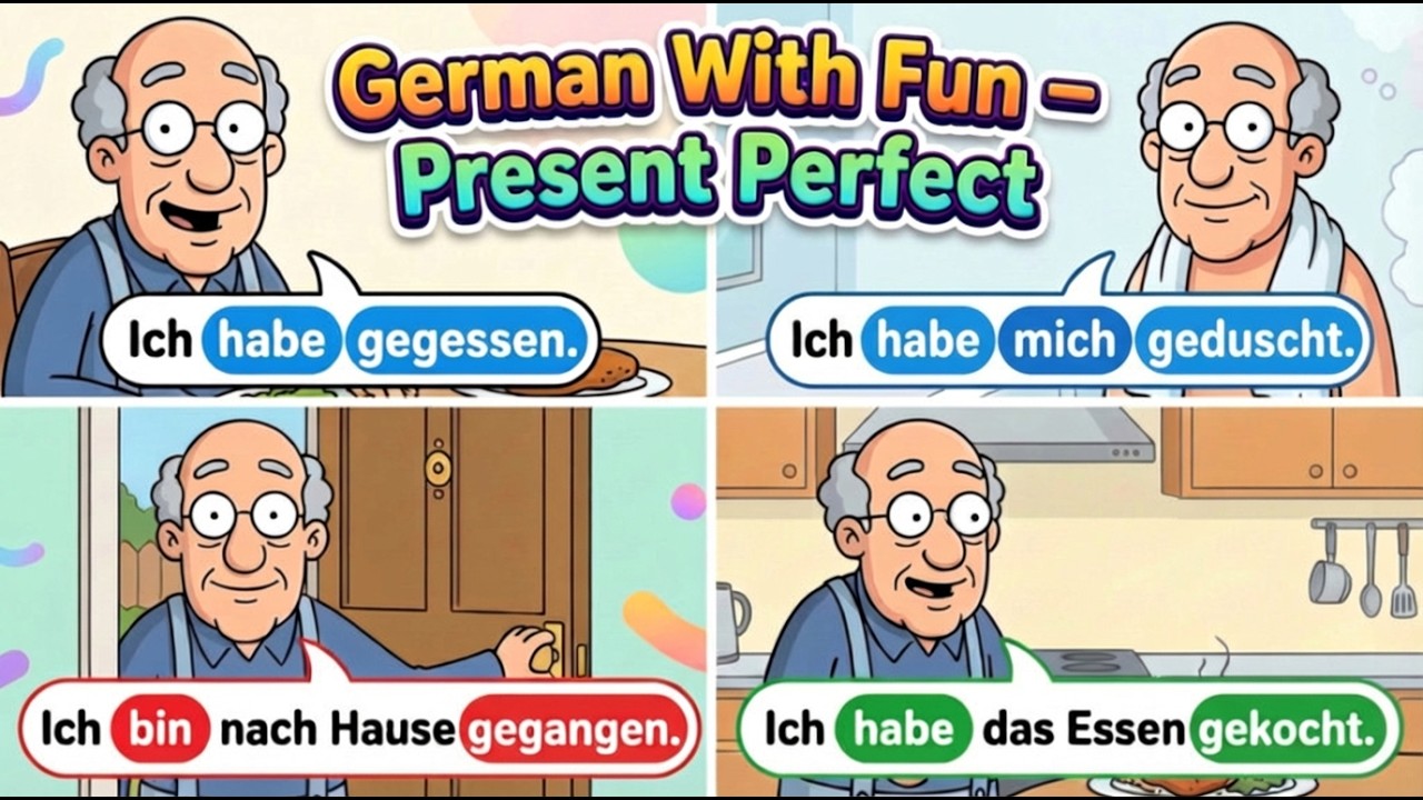 Learn German With Fun | Present Perfect 📚